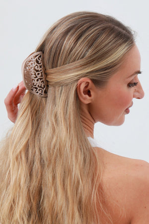 Openwork Engraving Hair Clip – New Fashion Detail 🌀 Leto Collection
