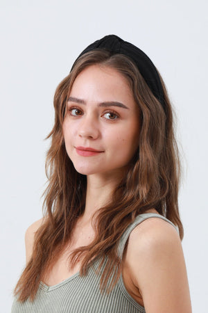 Waffle Texture Knit Headband – Cozy & Chic Hair Wrap 🧣 Leto Collection