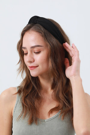Waffle Texture Knit Headband – Cozy & Chic Hair Wrap 🧣 Leto Collection