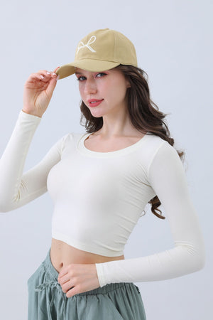 Embroidered Bow Ribbon Baseball Cap – Stylish & Chic🎀⚾️