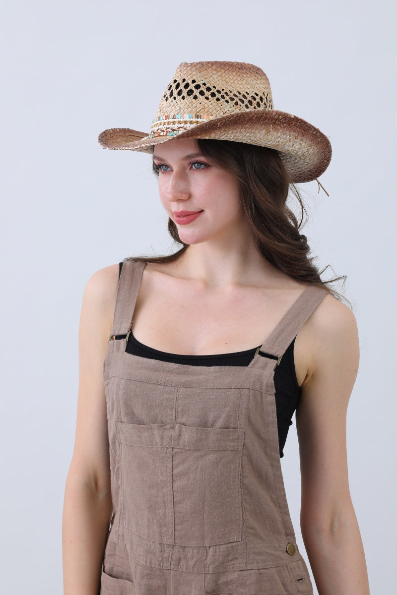 Braided Rope Cowboy Hat – Free-Spirited Western Style🌾✨