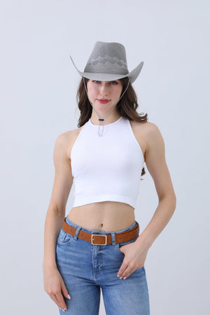 Timeless Solid Cowboy Hat – Vintage Western Essential🤠✨