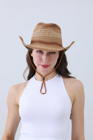 Breathable Braided Cowboy Hat – Earthy & Sun-Ready🌞🤠