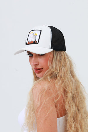 Vibrant Embroidered Animal Baseball Cap – Soft Cotton Street Style