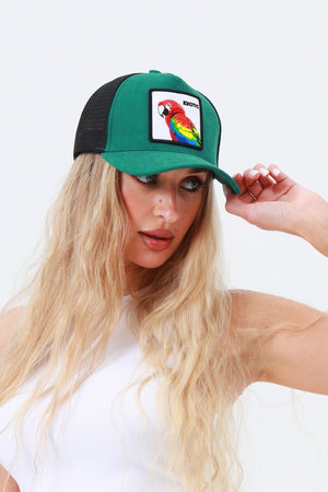 Vibrant Embroidered Animal Baseball Cap – Soft Cotton Street Style