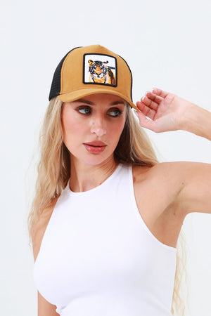 Vibrant Embroidered Animal Baseball Cap – Soft Cotton Street Style