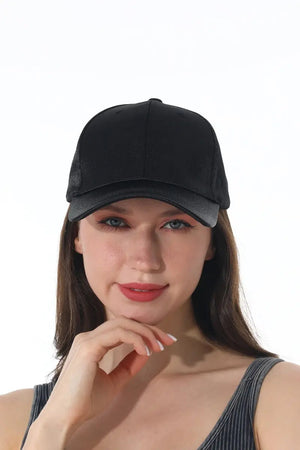 Luxe Satin Adjustable Women Baseball Cap ✨🧢 Leto Collection