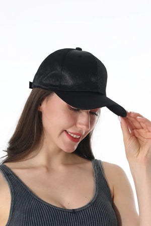 Luxe Satin Adjustable Women Baseball Cap ✨🧢 Leto Collection