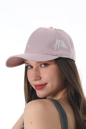 Luxe Satin Adjustable Women Baseball Cap ✨🧢 Leto Collection