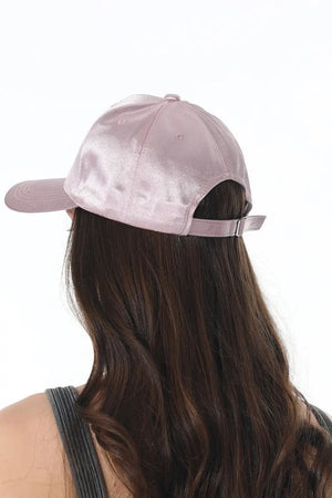 Luxe Satin Adjustable Women Baseball Cap ✨🧢 Leto Collection