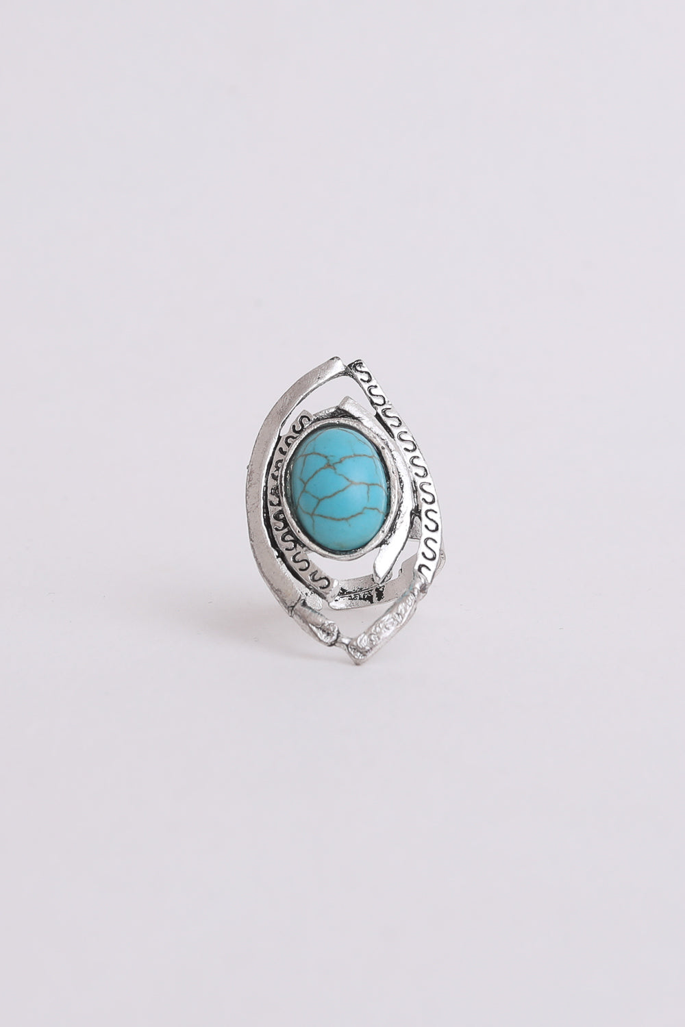 Western Native Adjustable Turquoise Ring