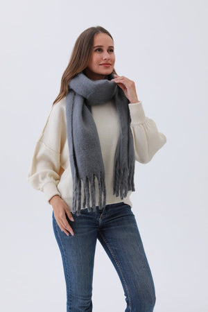 Classic Tassel Knit Scarf – Bestselling Winter Essential❄️✨