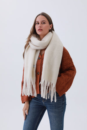 Classic Tassel Knit Scarf – Bestselling Winter Essential❄️✨