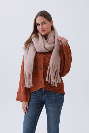 Classic Tassel Knit Scarf – Bestselling Winter Essential❄️✨