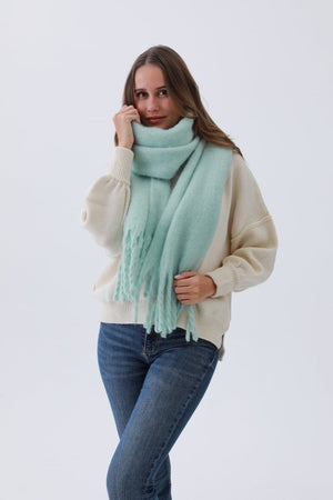 Classic Tassel Knit Scarf – Bestselling Winter Essential❄️✨