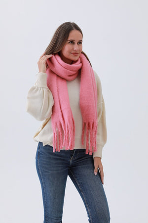 Classic Tassel Knit Scarf – Bestselling Winter Essential❄️✨