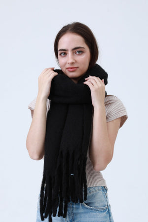 Classic Tassel Knit Scarf – Bestselling Winter Essential❄️✨