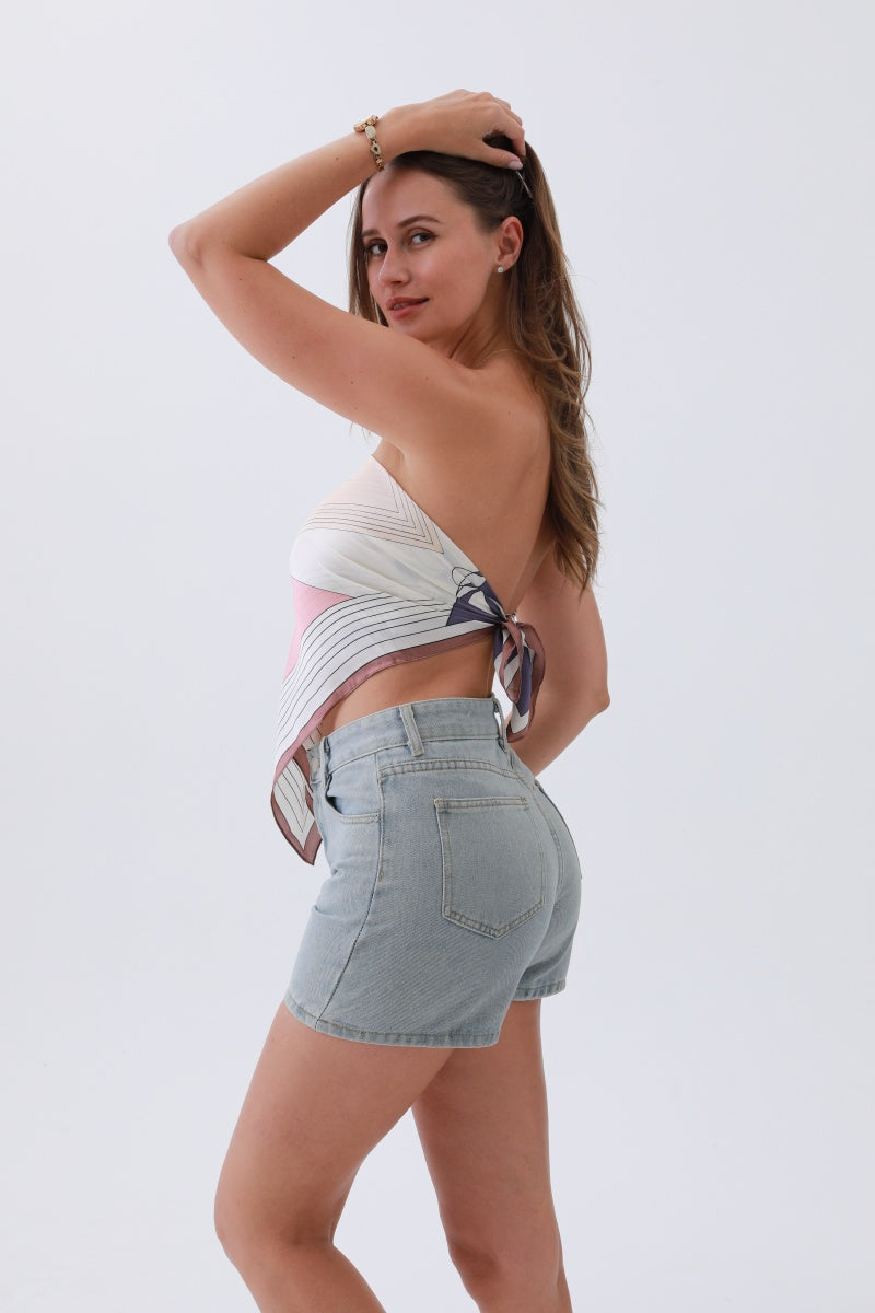 Canyon Rose Bandana – Desert Bloom Silk Scarf🌹🏜️