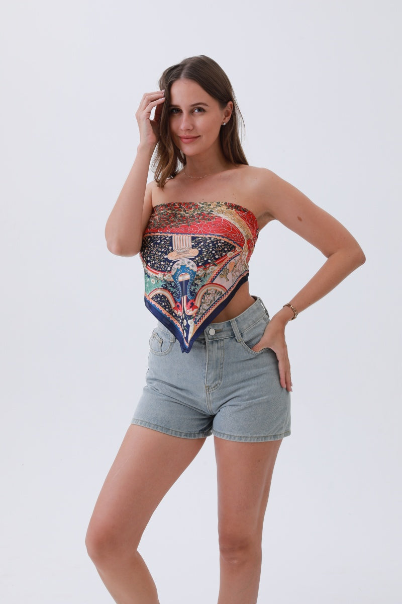 Tree of Life Silk Bandana – Bohemian Wisdom Woven In🌳✨