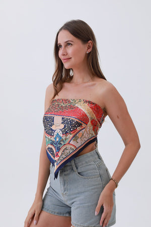 Tree of Life Silk Bandana – Bohemian Wisdom Woven In🌳✨