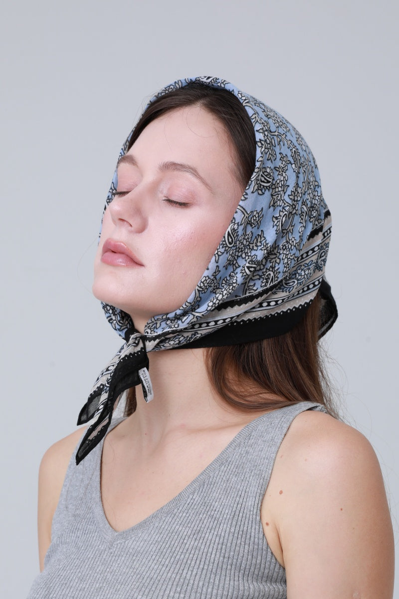 Printed Bandana Set – Versatile Headscarf & Neck Wrap for Women 🌸🧣