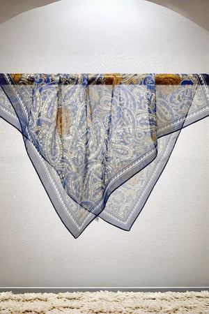 Classic Boho Print Bandana – Lightweight Spring & Summer Style 🌼🧣