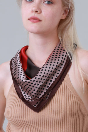 Delicate Polka Dot Neck Scarf – Soft & Airy Summer Essential 🌼 Leto Collection