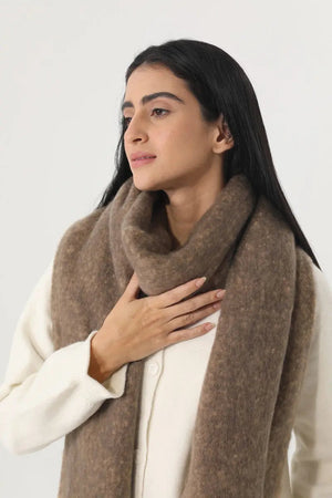Women Gradient Tassel Thick Knit Soft Warm Winter Wrap 🧣🎨 Leto Collection