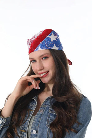 Vintage US Flag Bandana – Square Scarf Leto Collection
