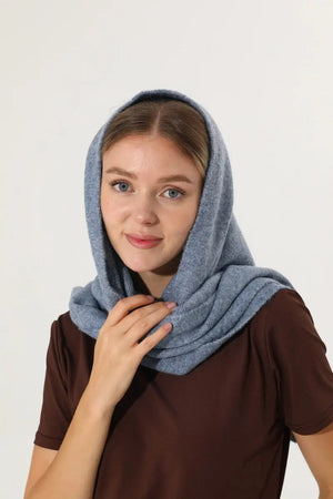 Soft Knit Triangle Multi‑way Wear Women Warm Shawl Scarf Leto Collection
