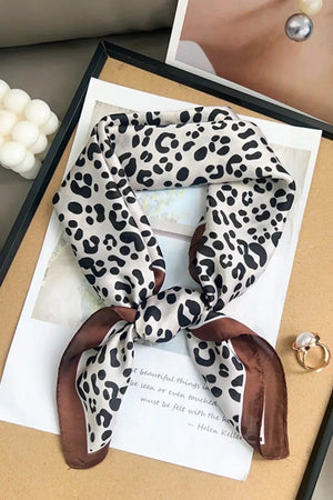 Trendy Leopard Print Women Multi-use Neck Bandana 🐆✨ Leto Collection