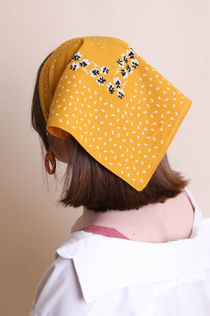 Dotted & Floral Bandana