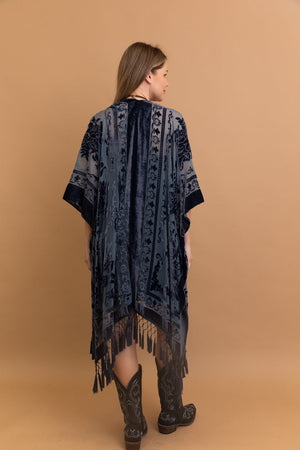 Velvet Dream Mesh Tapestry Kimono