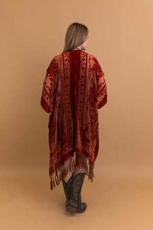 Velvet Dream Mesh Tapestry Kimono