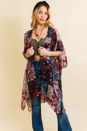 Floral Fantasy Kimono