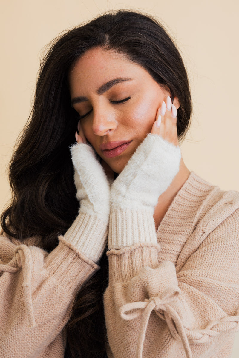 Plush Winter Gloves - Phone-Friendly Use 🤳 Leto Collection