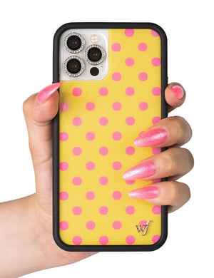 Polka Dot | Yellow and Pink iPhone Case
