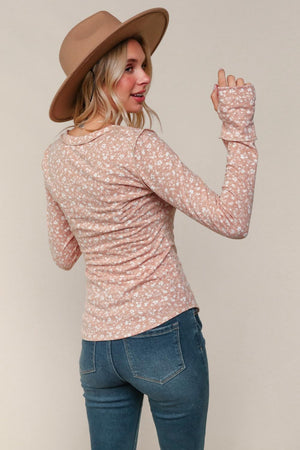 Blushing & Blooming Long Sleeve Tee
