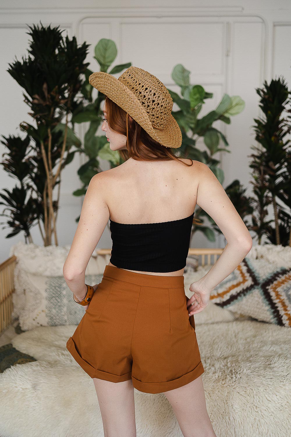 Accordion Classic Bandeau Bralette XS/S / Black