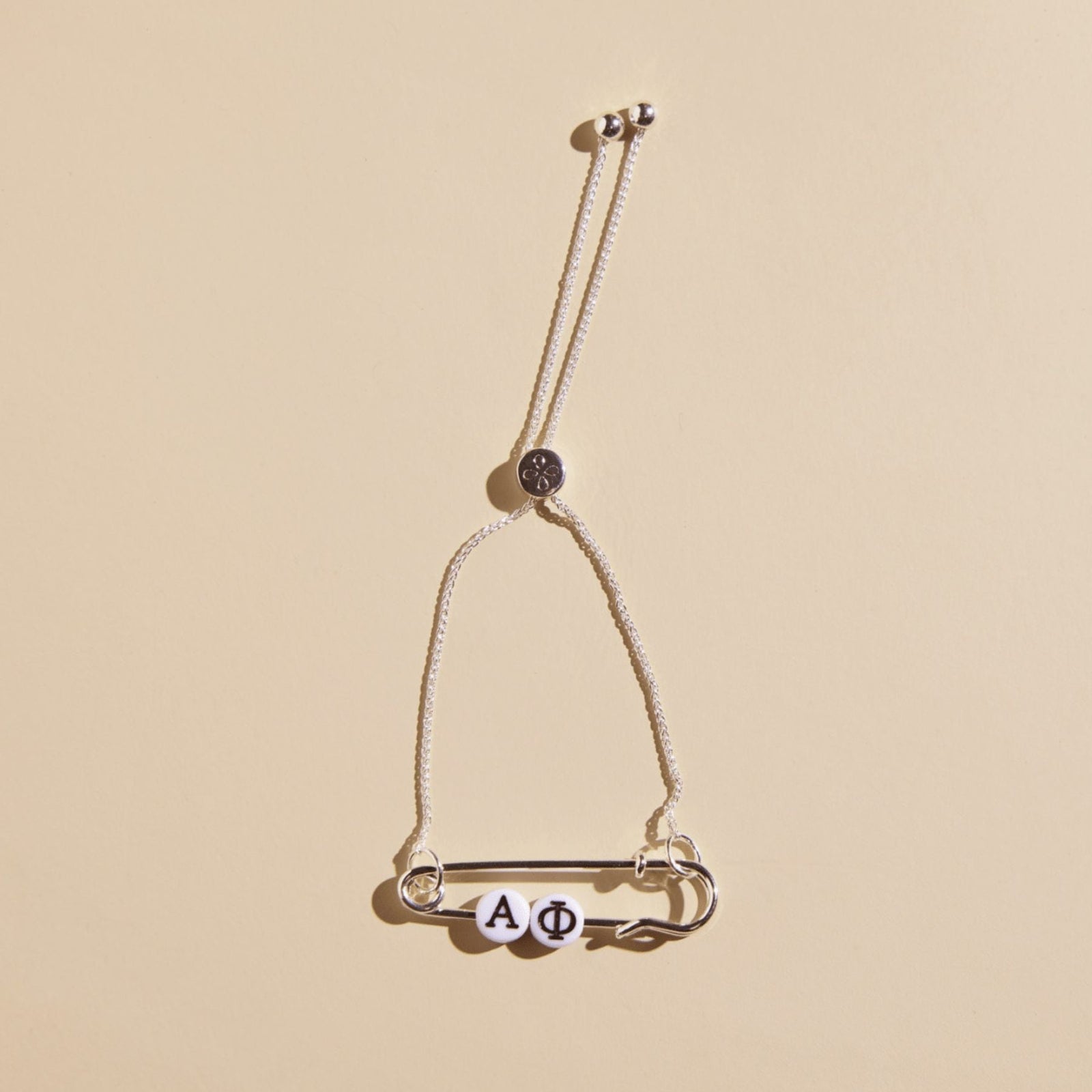 Alpha Phi Sorority Safety Pin Bracelet - Officially Licensed