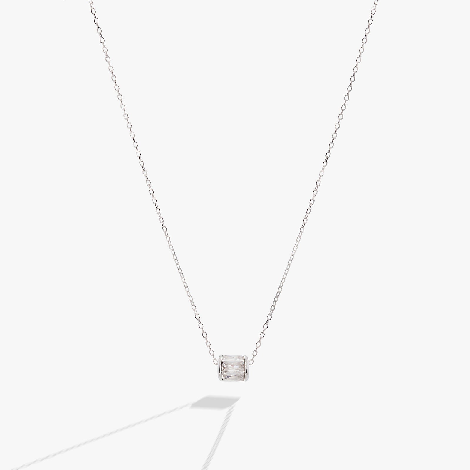 April Birthstone Precious Pendant Necklace