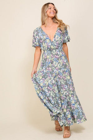 ARYA FLORAL MAXI DRESS TIMING 