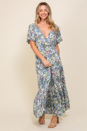 ARYA FLORAL MAXI DRESS TIMING 