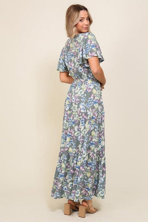 ARYA FLORAL MAXI DRESS TIMING 