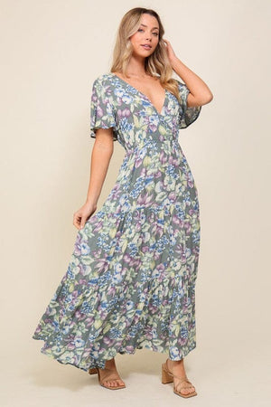 ARYA FLORAL MAXI DRESS TIMING 