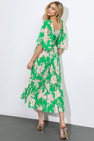 Message in a Bottle Woven Midi Dress