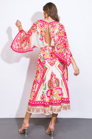 Stuck on You Woven Midi Dress