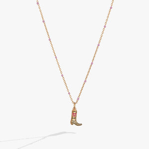 Barbie™ Cowboy Boot Pendant Necklace