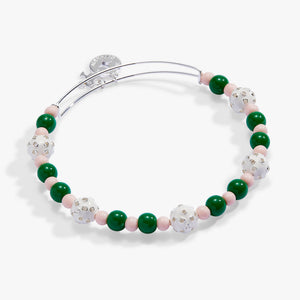 Barbie™ Pickleball Beaded Charm Bangle