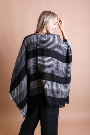 Bat Sleeve Knit Cardigan Ponchos